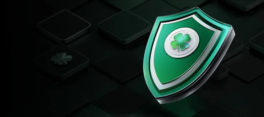 Scudo verde con il quadrifoglio, simbolo della tutela del giocatore