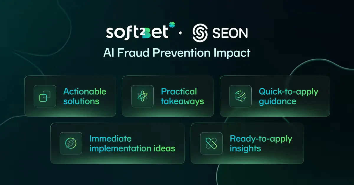 Soft2Bet e SEON: l'impatto della prevenzione delle frodi basata sull'intelligenza artificiale